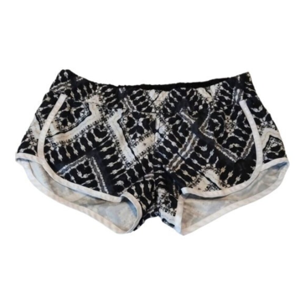 Hurley Black White Short Shorts Size Small GUC #0040